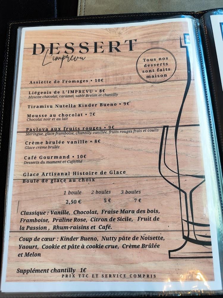 L'imprévu - Menu Image 2