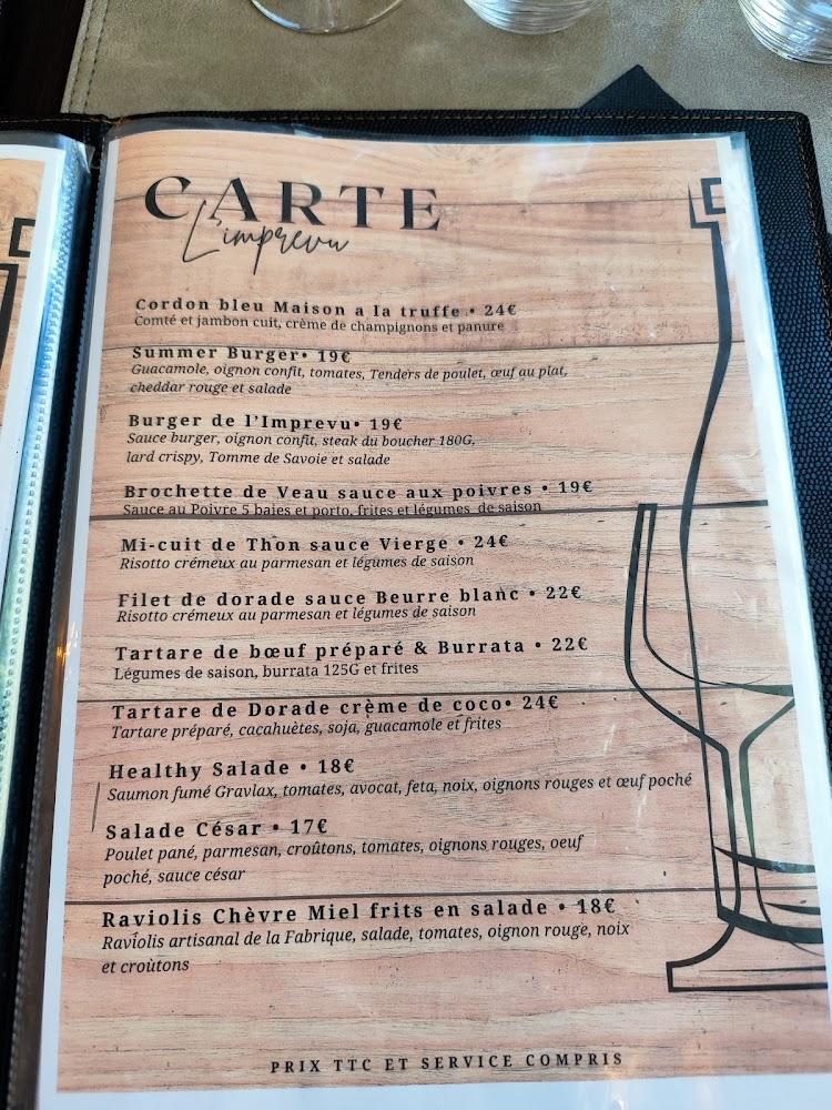 L'imprévu - Menu Image 4